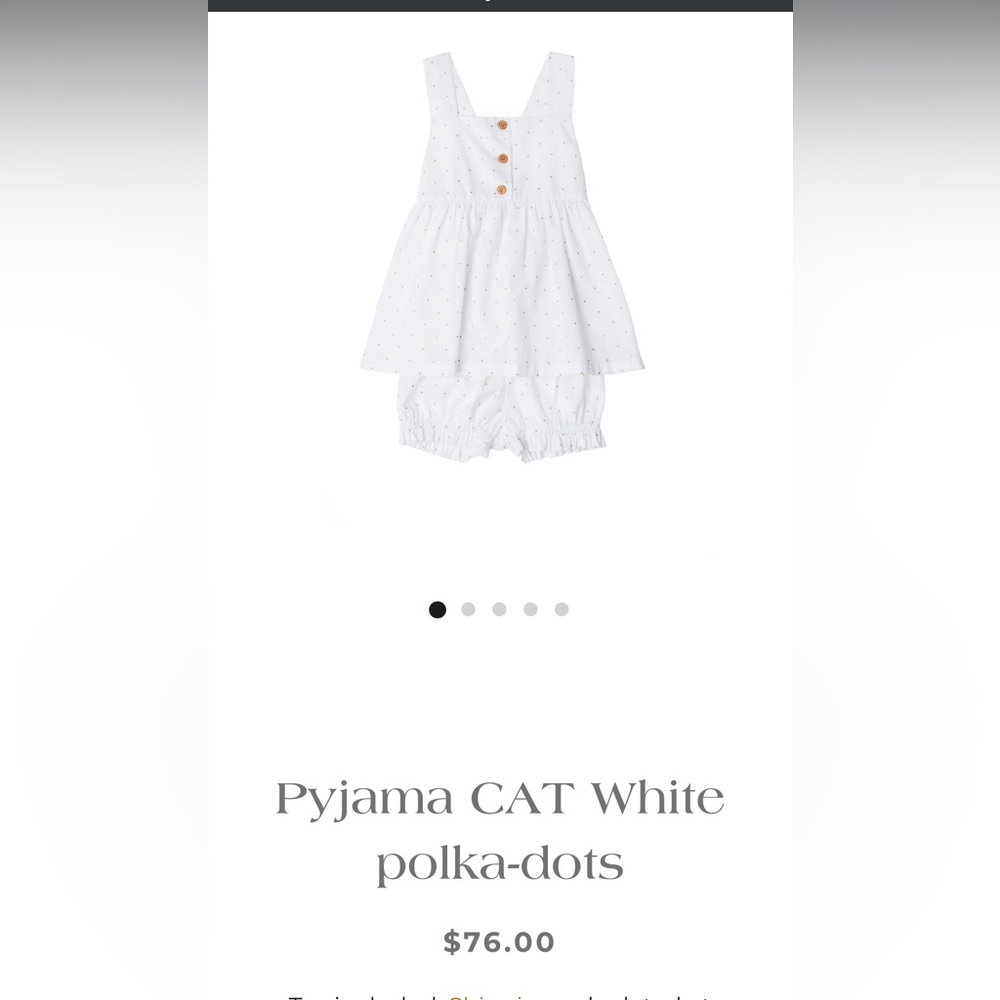 BabyChi 100% organic cotton pj set